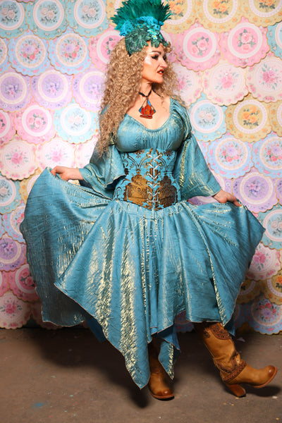 15. Fairy Skirt in Mediterranean Blue Shimmer - The Minerally Mine Collection