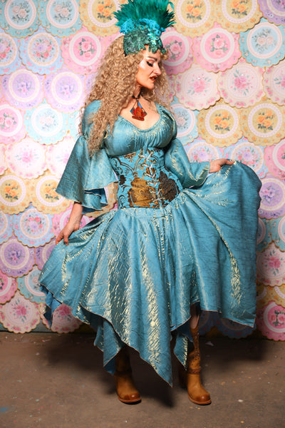15. Fairy Skirt in Mediterranean Blue Shimmer - The Minerally Mine Collection