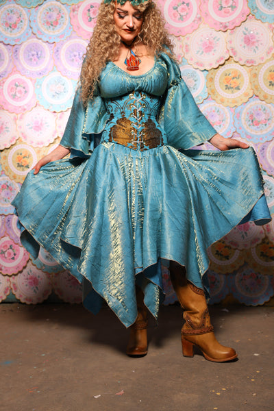 15. Fairy Skirt in Mediterranean Blue Shimmer - The Minerally Mine Collection