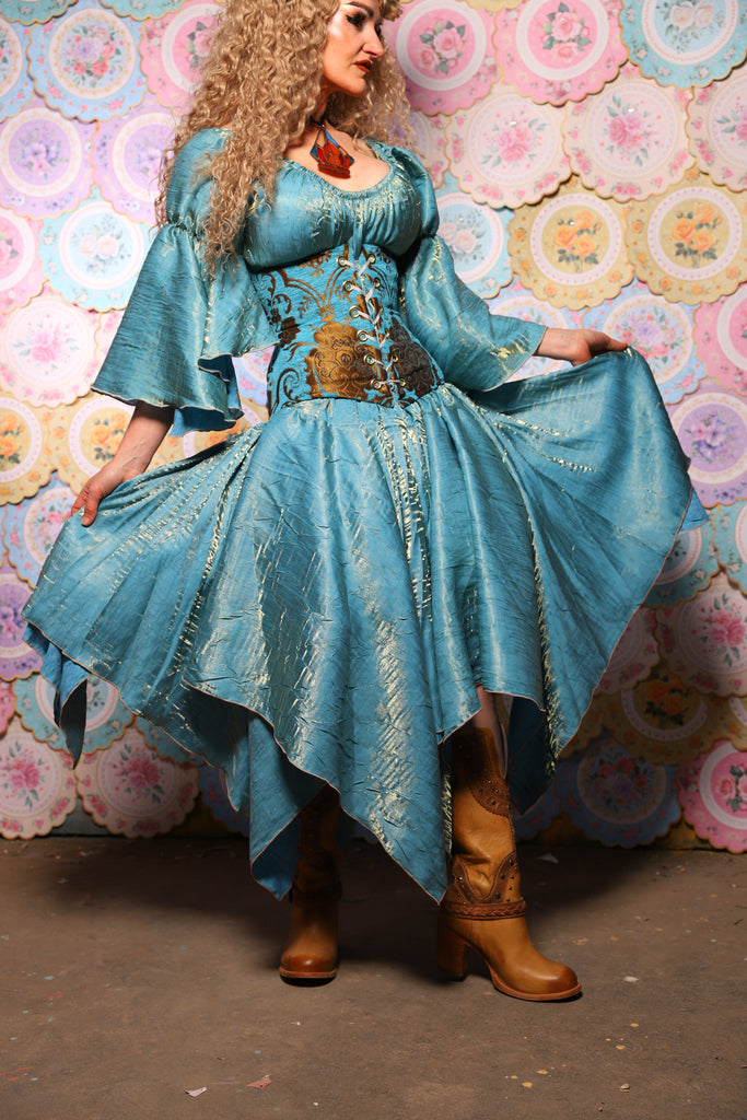 15. Fairy Skirt in Mediterranean Blue Shimmer - The Minerally Mine Collection