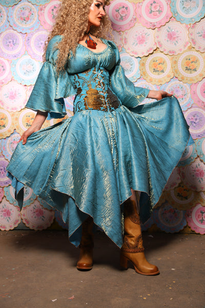 15. Fairy Skirt in Mediterranean Blue Shimmer - The Minerally Mine Collection