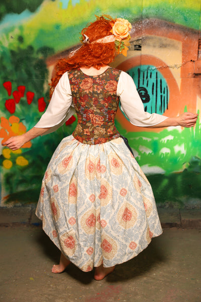 Hobbit Set #11 Maiden Bodice + Hobbit Tulip Skirt + Pouch *blouse sold separately* - The "There & Back Again" Collection