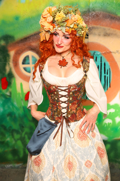 Hobbit Set #11 Maiden Bodice + Hobbit Tulip Skirt + Pouch *blouse sold separately* - The "There & Back Again" Collection