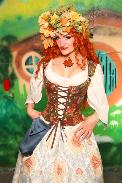 Hobbit Set #11 Maiden Bodice + Hobbit Tulip Skirt + Pouch *blouse sold separately* - The "There & Back Again" Collection
