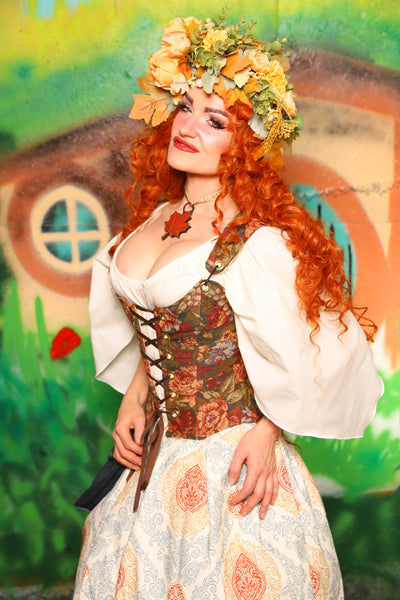 Hobbit Set #11 Maiden Bodice + Hobbit Tulip Skirt + Pouch *blouse sold separately* - The "There & Back Again" Collection