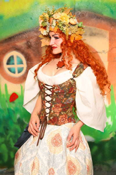Hobbit Set #11 Maiden Bodice + Hobbit Tulip Skirt + Pouch *blouse sold separately* - The "There & Back Again" Collection