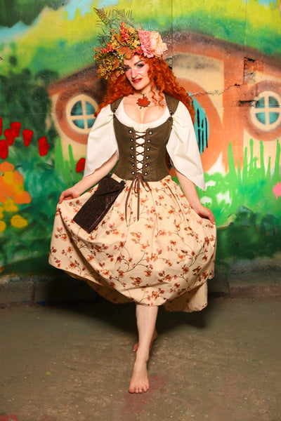 Hobbit Set #08 Maiden Bodice + Hobbit Tulip Skirt + Pouch *blouse sold separately* - The "There & Back Again" Collection
