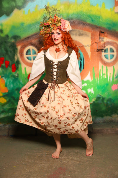 Hobbit Set #08 Maiden Bodice + Hobbit Tulip Skirt + Pouch *blouse sold separately* - The "There & Back Again" Collection