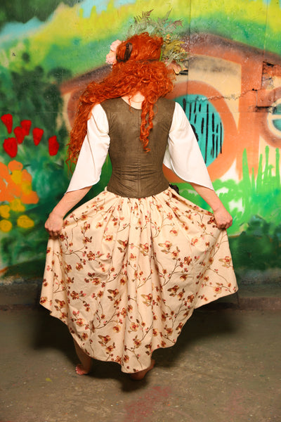 Hobbit Set #08 Maiden Bodice + Hobbit Tulip Skirt + Pouch *blouse sold separately* - The "There & Back Again" Collection