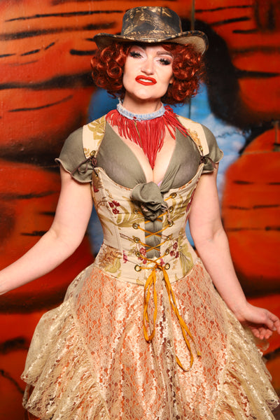 Maiden Bodice Corset in Zion Floral - The Tumbleweed Collection