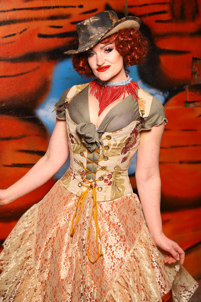 Maiden Bodice Corset in Zion Floral - The Tumbleweed Collection