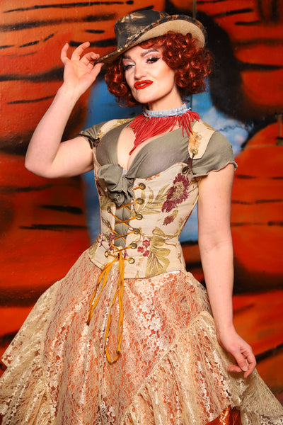 Maiden Bodice Corset in Zion Floral - The Tumbleweed Collection