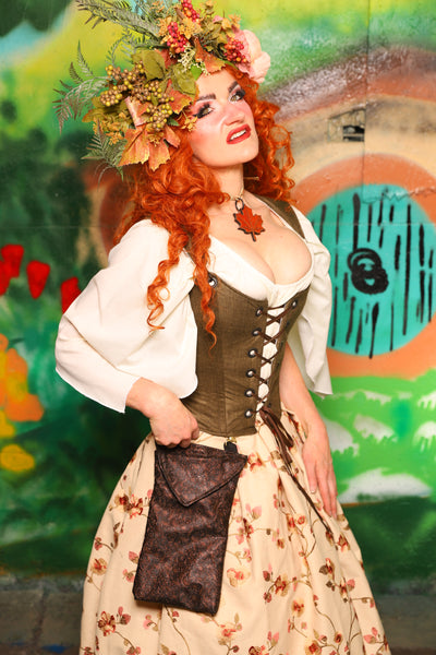 Hobbit Set #08 Maiden Bodice + Hobbit Tulip Skirt + Pouch *blouse sold separately* - The "There & Back Again" Collection