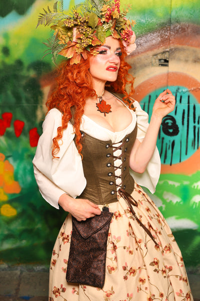 Hobbit Set #08 Maiden Bodice + Hobbit Tulip Skirt + Pouch *blouse sold separately* - The "There & Back Again" Collection