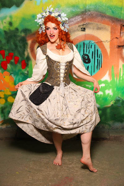 Hobbit Set #09 Maiden Bodice + Hobbit Tulip Skirt + Pouch *blouse sold separately* - The "There & Back Again" Collection