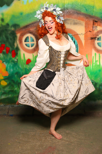 Hobbit Set #09 Maiden Bodice + Hobbit Tulip Skirt + Pouch *blouse sold separately* - The "There & Back Again" Collection