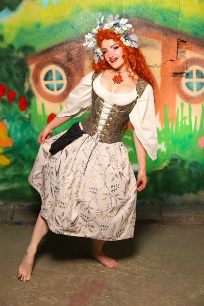 Hobbit Set #09 Maiden Bodice + Hobbit Tulip Skirt + Pouch *blouse sold separately* - The "There & Back Again" Collection