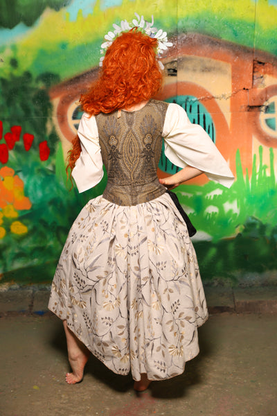Hobbit Set #09 Maiden Bodice + Hobbit Tulip Skirt + Pouch *blouse sold separately* - The "There & Back Again" Collection