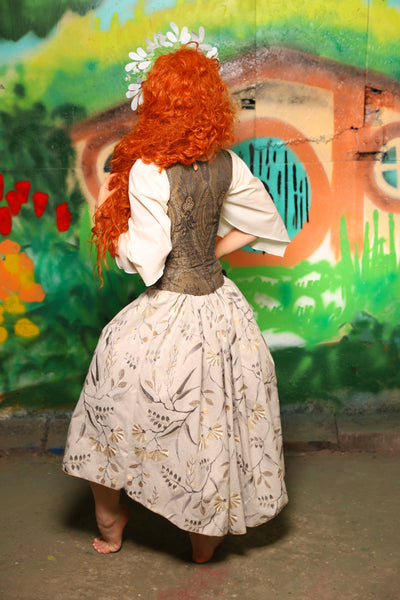 Hobbit Set #09 Maiden Bodice + Hobbit Tulip Skirt + Pouch *blouse sold separately* - The "There & Back Again" Collection