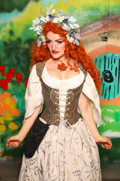 Hobbit Set #09 Maiden Bodice + Hobbit Tulip Skirt + Pouch *blouse sold separately* - The "There & Back Again" Collection