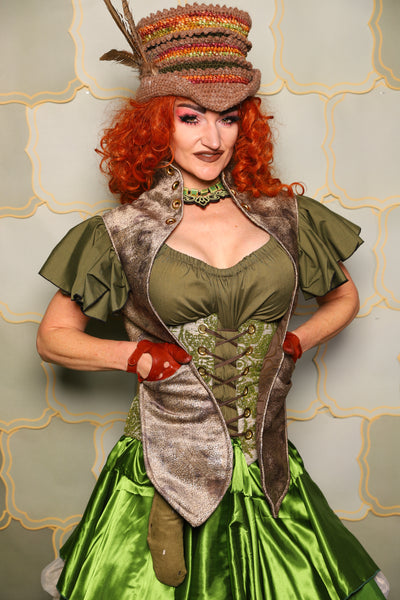 25. Holster Vest in Tarnished Treasure Paisley - The Brine for Bunny Collection