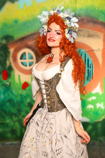 Hobbit Set #09 Maiden Bodice + Hobbit Tulip Skirt + Pouch *blouse sold separately* - The "There & Back Again" Collection