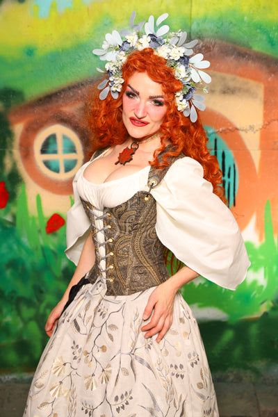 Hobbit Set #09 Maiden Bodice + Hobbit Tulip Skirt + Pouch *blouse sold separately* - The "There & Back Again" Collection