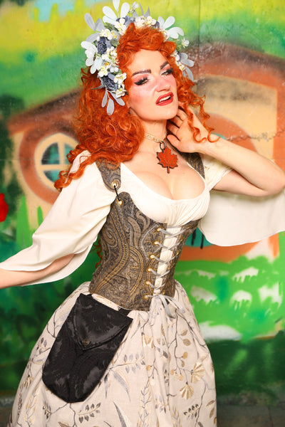 Hobbit Set #09 Maiden Bodice + Hobbit Tulip Skirt + Pouch *blouse sold separately* - The "There & Back Again" Collection