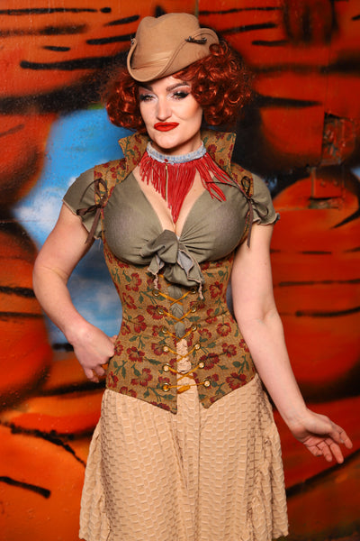 Vixen Corset in Escalante - The Tumbleweed Collection