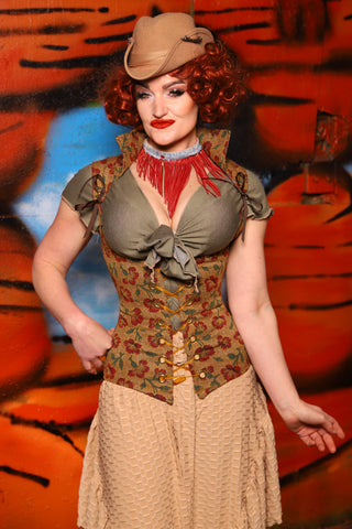 Vixen Corset in Escalante - The Tumbleweed Collection