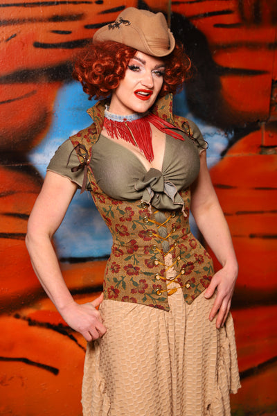 Vixen Corset in Escalante - The Tumbleweed Collection