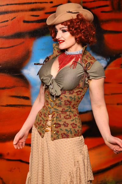 Vixen Corset in Escalante - The Tumbleweed Collection