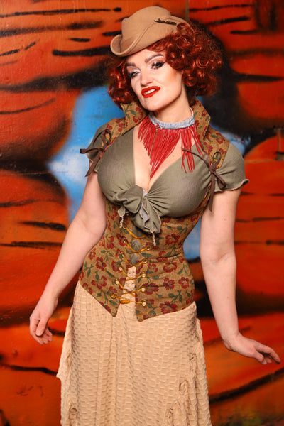 Vixen Corset in Escalante - The Tumbleweed Collection
