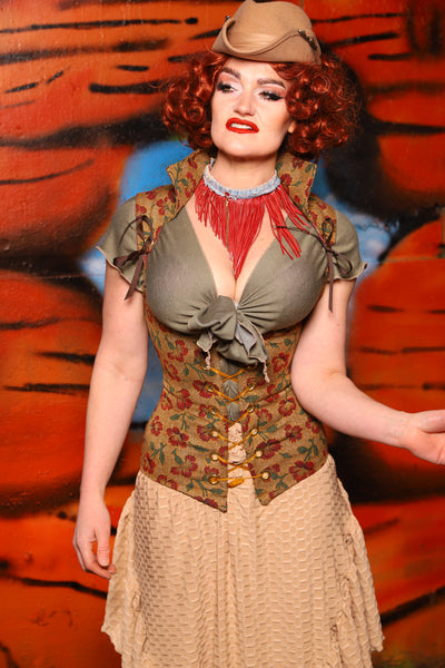Vixen Corset in Escalante - The Tumbleweed Collection
