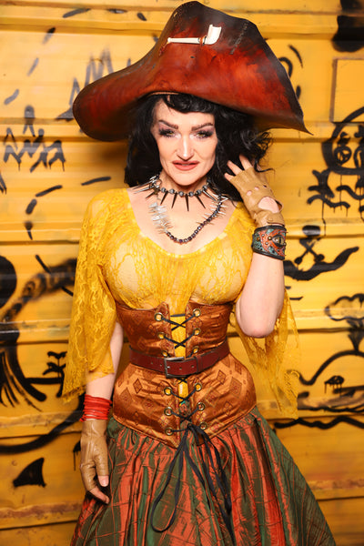 Wench Corset in Dark Rum Truffle - THE SWASHBUCKLERS: PART 1