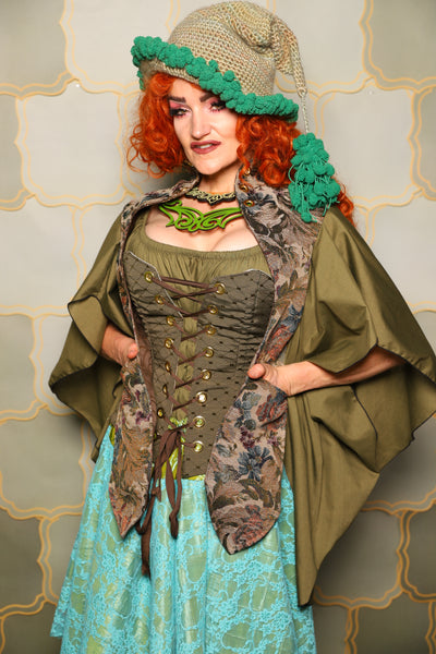 26. Holster Vest in Victorian Parlor Rose - The Brine for Bunny Collection