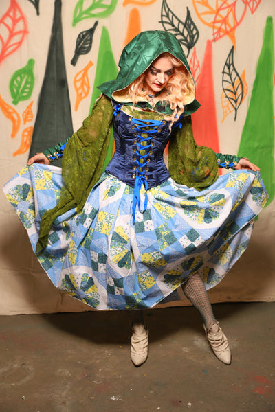Hobbit Tulip Skirt in Quilt #01 - Nimble Thimble Collection