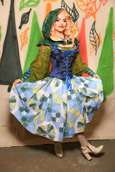 Hobbit Tulip Skirt in Quilt #01 - Nimble Thimble Collection