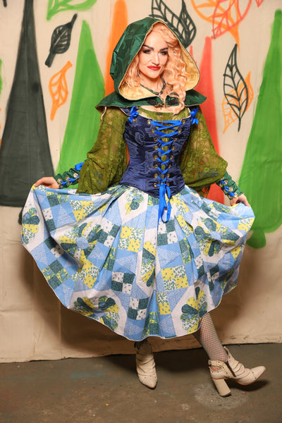 Hobbit Tulip Skirt in Quilt #01 - Nimble Thimble Collection