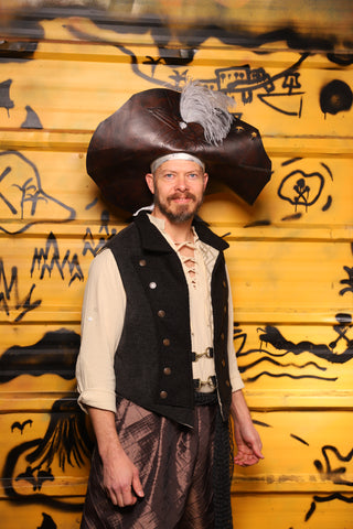 26. Pirate Pants in Brown Pintuck - THE SWASHBUCKLERS: PART 2