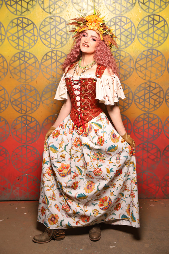 41. Tulip Skirt in Sunwoven Garden - Bonfires, Blessings, and