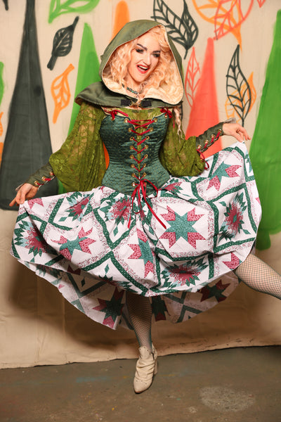 Hobbit Tulip Skirt in Quilt #04 - Nimble Thimble Collection