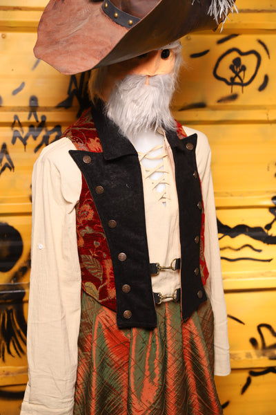 08. Swashbuckler Vest in Rustrose Upholstery -  THE SWASHBUCKLERS: PART 1