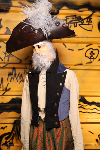 11. Swashbuckler Vest in Periwinkle Velvet - THE SWASHBUCKLERS: PART 2