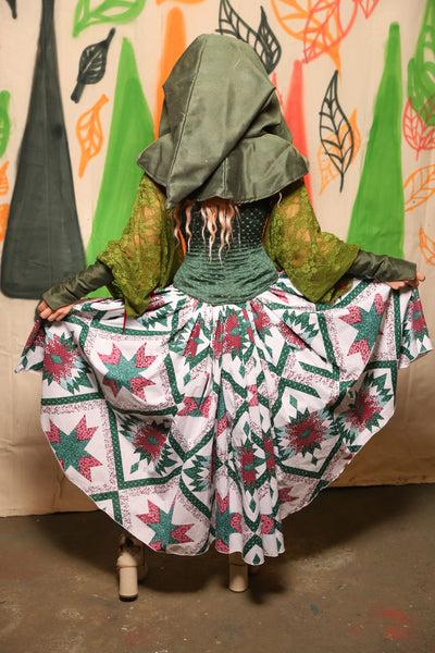 Hobbit Tulip Skirt in Quilt #04 - Nimble Thimble Collection