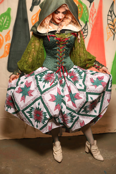 Hobbit Tulip Skirt in Quilt #04 - Nimble Thimble Collection