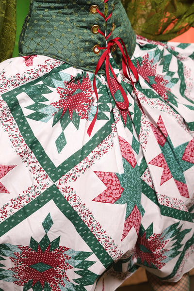 Hobbit Tulip Skirt in Quilt #04 - Nimble Thimble Collection
