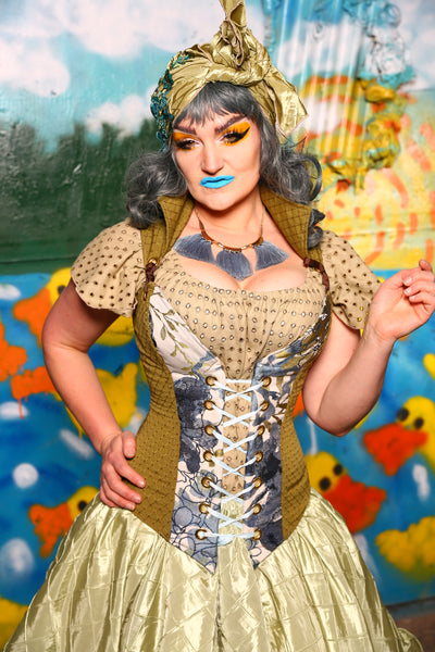 Courtier Corset in Deck Side - Quack & Splash Collection