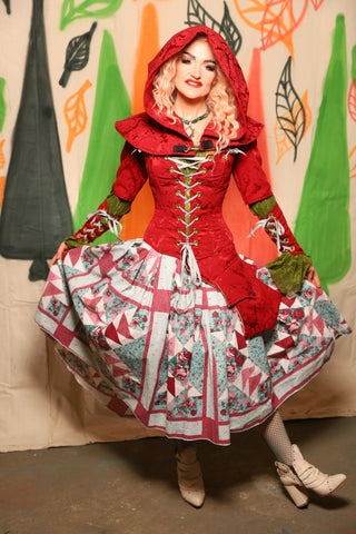 Hobbit Tulip Skirt in Quilt #05 - Nimble Thimble Collection