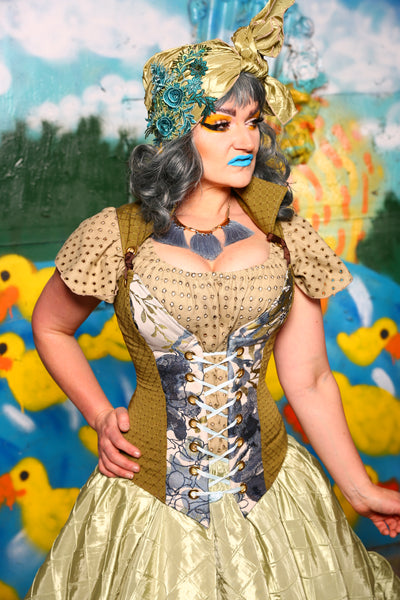 Courtier Corset in Deck Side - Quack & Splash Collection